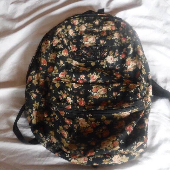 Vans Off the Wall Rose Back Pack Pre Owned - Picture 1 of 5